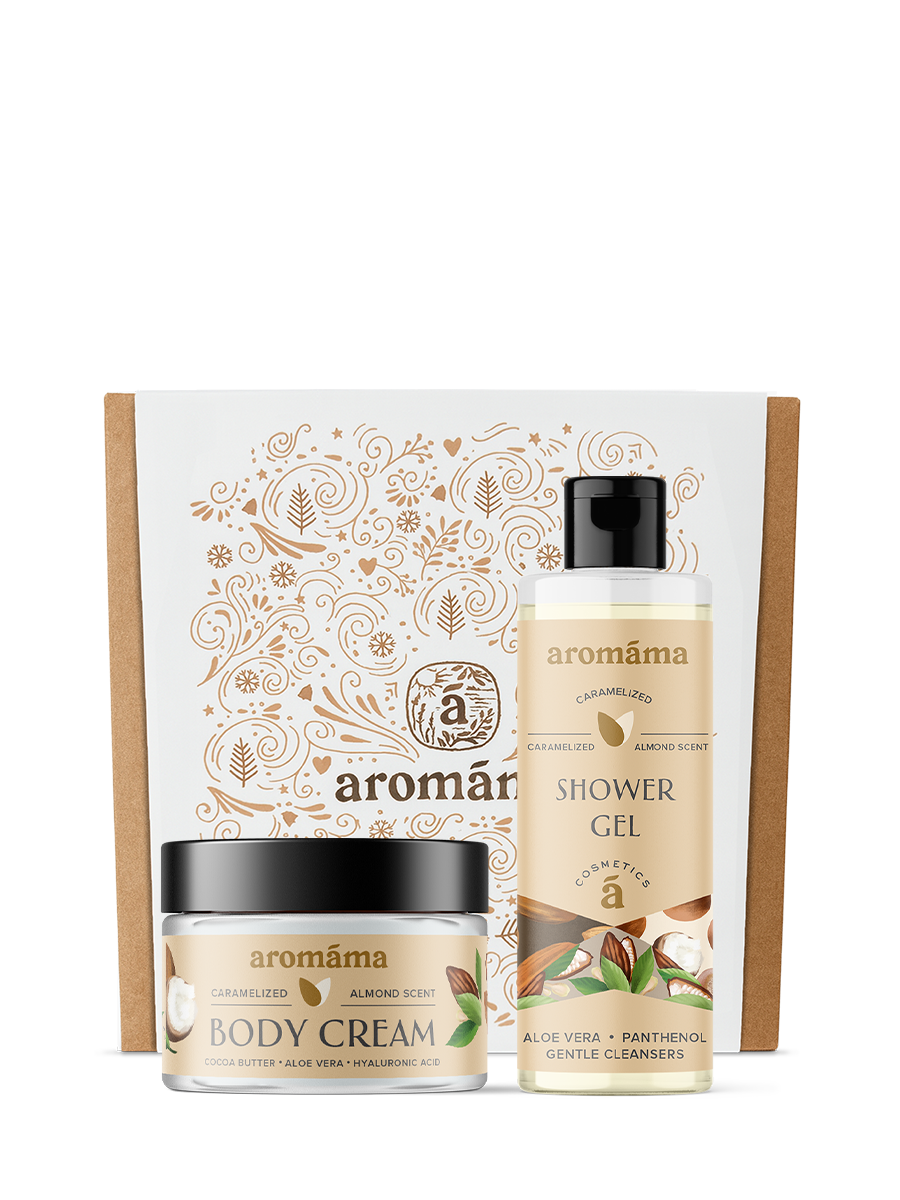 Caramelized Almond Shower & Body Cream Duo