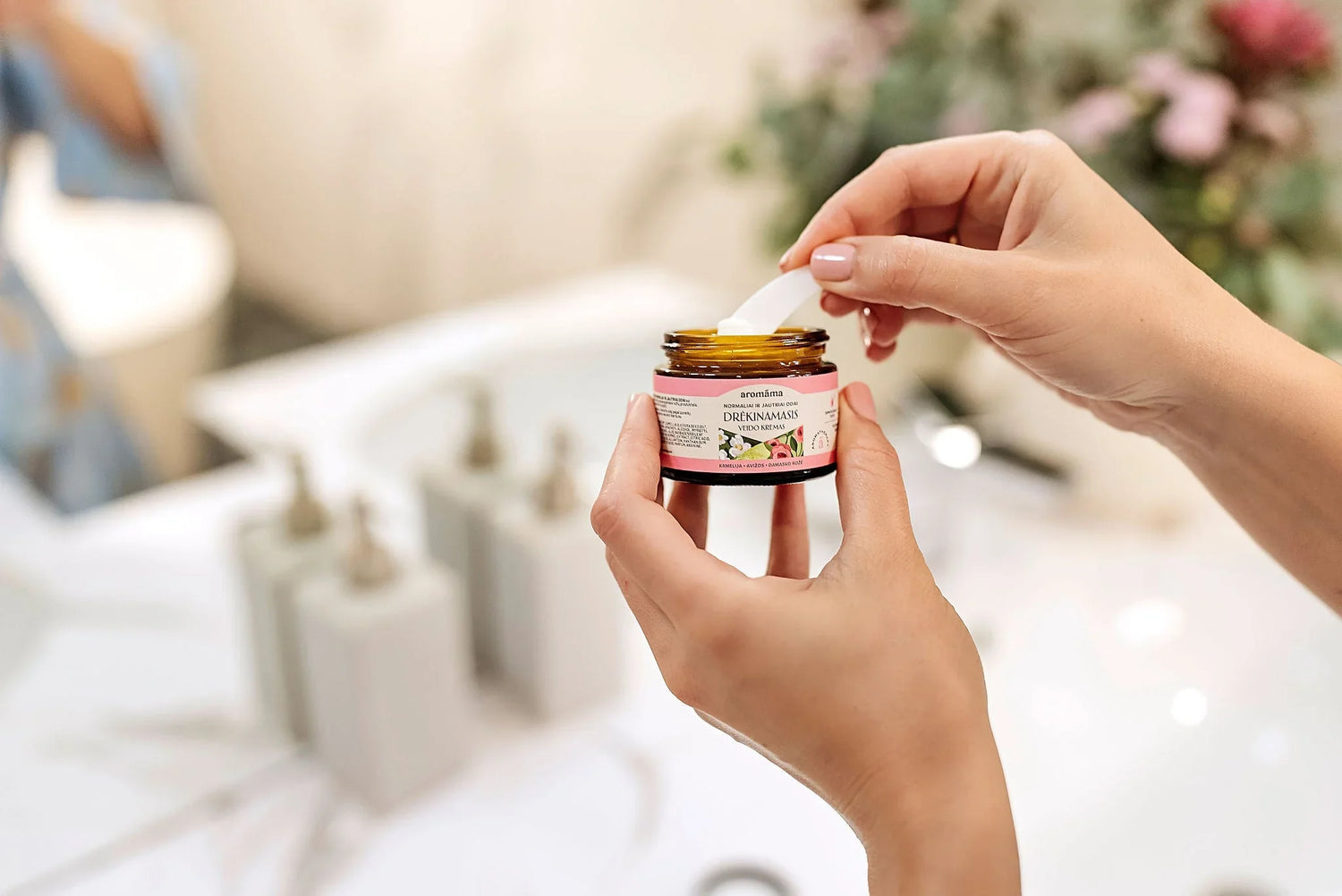 Products for dry and normal facial skin