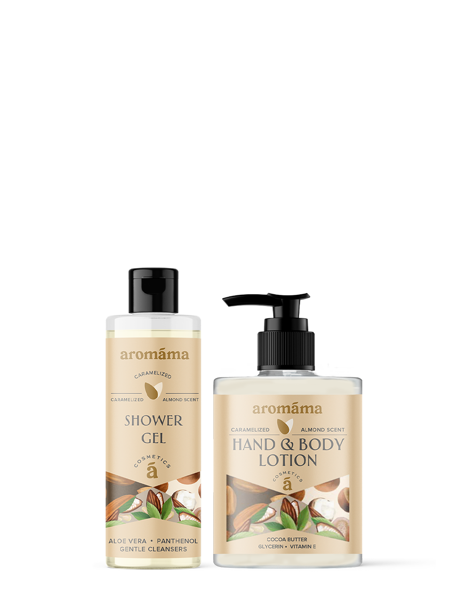 Caramelized Almond Shower &amp; Lotion Duo