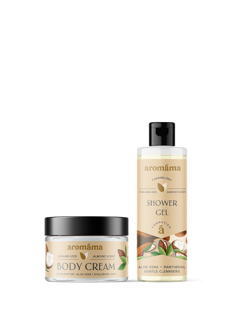 Caramelized Almond Shower &amp; Body Cream Duo