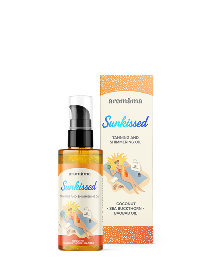 Sunkissed Tanning and Shimmering Oil with Mica