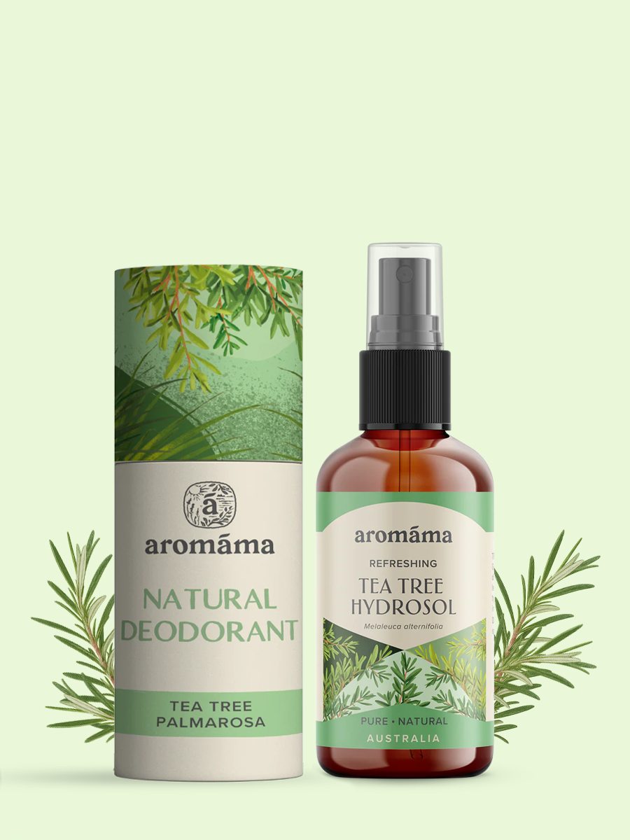Natural Deodorant + Tea Tree Hydrosol (GIFT)